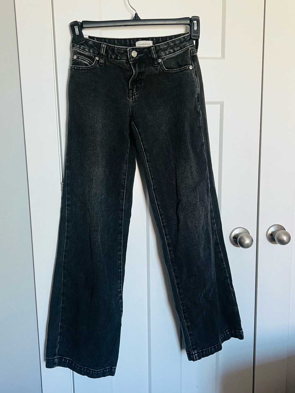 PacSun Black Wide-Leg Jeans